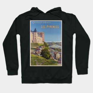 Les Pyrénées France Vintage Poster 1899 Hoodie